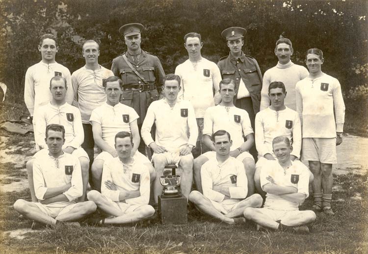 First world war Royal Fusiliers sports team photo